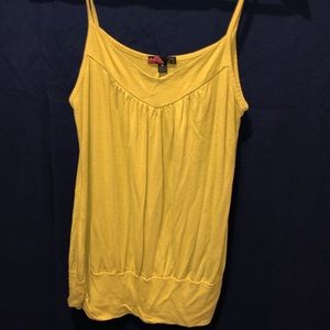 Mustard yellow tank